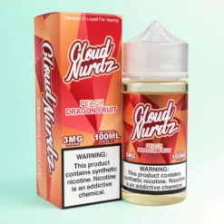 Cloud Nurdz Pêche Fruit du Dragon eJuice - e-liquide