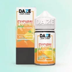 7 Daze Fusion Salts Orange Yuzu Mandarine Nicotine élevée