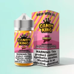 Candy King Pink Lemonade Strips e-liquide Citronnade Rose